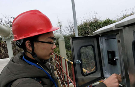 污水處理行業\聯測pH、電磁服役于浙江建業化工污水處理站